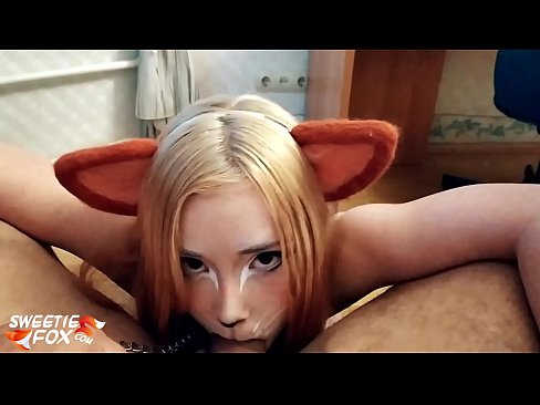 ❤️ Kitsune sväljer kuk och sperma i munnen Just porr at us